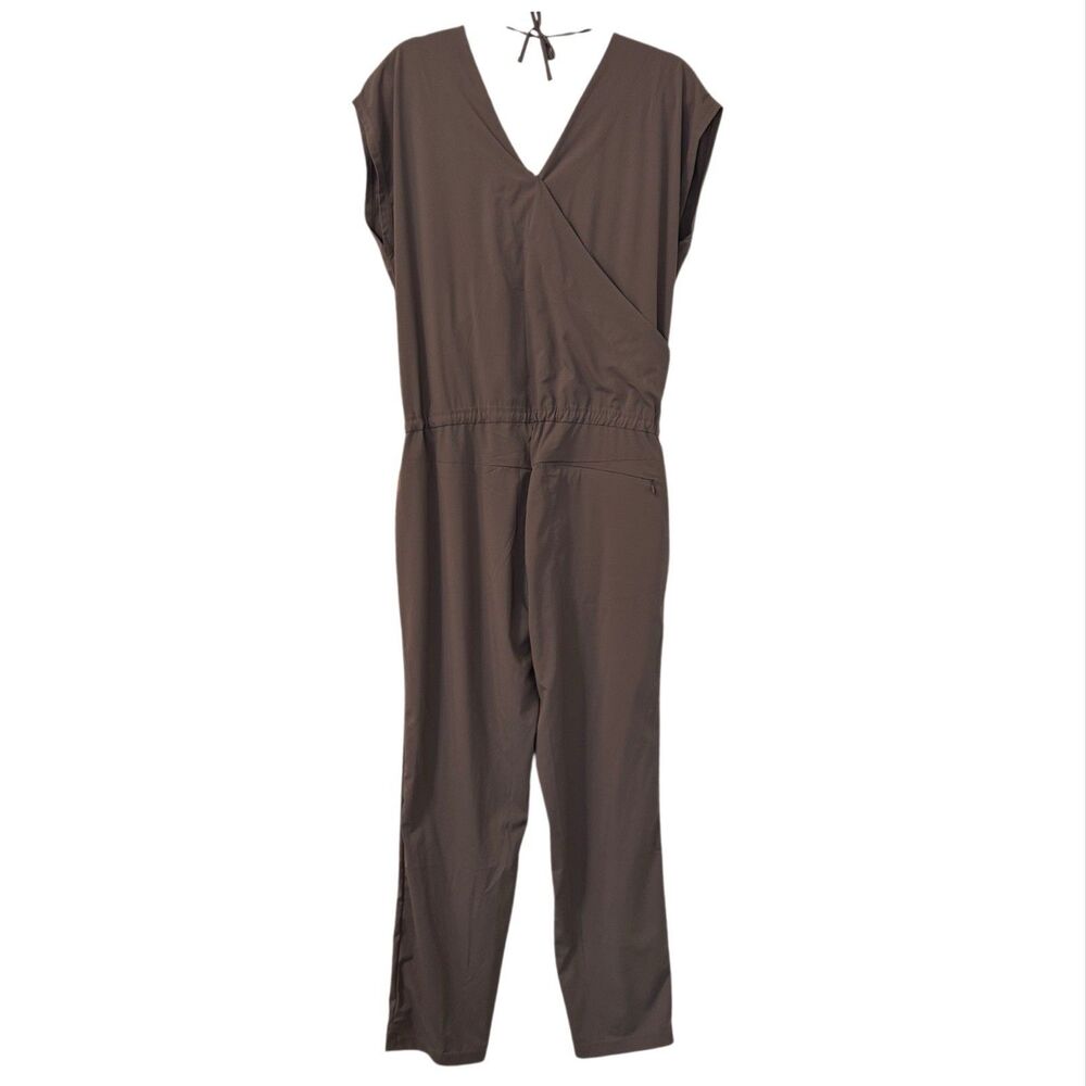 Indygena Esi Long Jumpsuit Womens‎ Medium Muave Taupe Ripstop Gorpcore Hiking